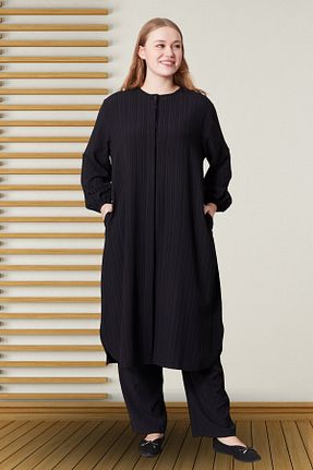 ست بالاتنه و پائین تنه مشکی زنانه مخلوط ویسکون Ferace - کد 904605664