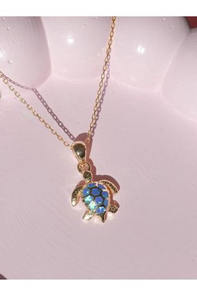 گردنبند نقره زرد زنانه 925 عیار Reorah Collection - کد 904617822