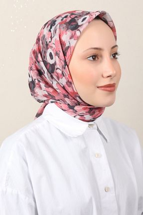 دستمال گردن زرشکی پنبه ای Eşarppark - کد 904624209