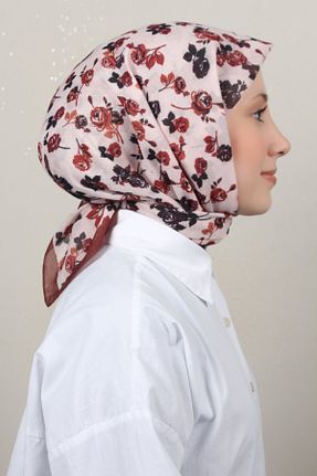 دستمال گردن زرشکی پنبه ای Eşarppark - کد 904623904