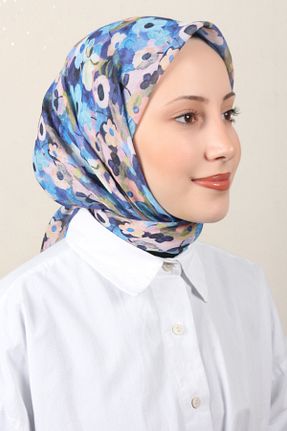دستمال گردن زرشکی پنبه ای Eşarppark - کد 904623406