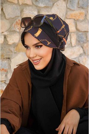 کلاه شنای حجاب سفید زنانه Aişe Tesettür - کد 72210431
