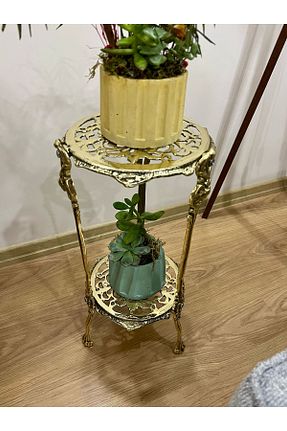 میز عسلی زرد فلزی hediye - کد 904633132