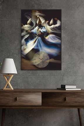 ساعت دیواری مشکی 30 x 45 Art Win - کد 904638752