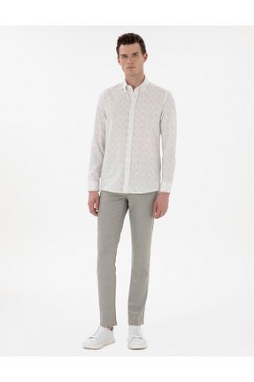 شلوار خاکی مردانه بافتنی Pierre Cardin - کد 904629181