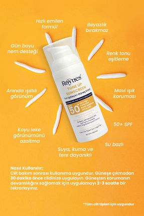 کرم ضد آفتاب صورت SPF 50 + Royues - کد 902472254