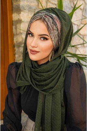 کلاه شنای حجاب سفید زنانه Aişe Tesettür - کد 72215172