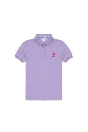 پولوشرت زرشکی بچه گانه پنبه ای U.S. Polo Assn. - کد 904632251