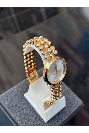 ساعت مچی طلائی زنانه 44 میلی متر EEK ACCESSORİES - کد 904642837