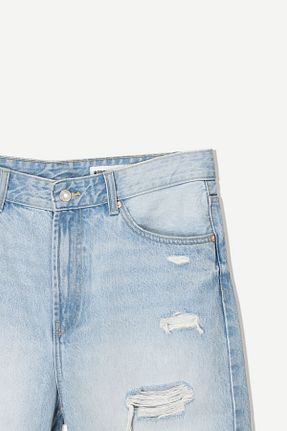 شلوارک و برمودا آبی مردانه اسلیم Bershka - کد 904641478