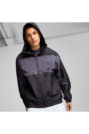 بادگیر و بارانی مشکی مردانه پلی استر Puma - کد 861629029
