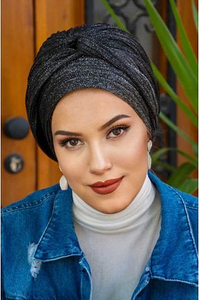 شال مشکی زنانه Aişe Tesettür - کد 827150266