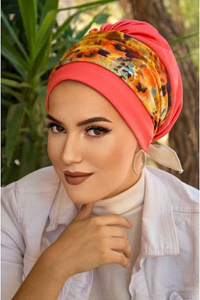 کلاه شنای حجاب قرمز زنانه Aişe Tesettür - کد 844520198