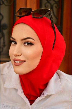روسری رنگی پلی استر Aişe Tesettür - کد 356292216