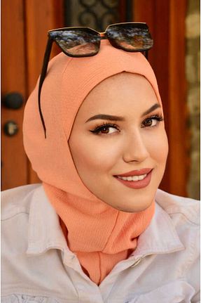 روسری رنگی پلی استر Aişe Tesettür - کد 370502606