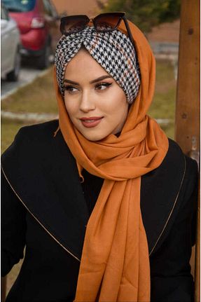 کلاه شنای حجاب قهوه ای زنانه Aişe Tesettür - کد 767053948