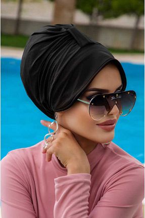 کلاه مشکی زنانه Aişe Tesettür - کد 681065998
