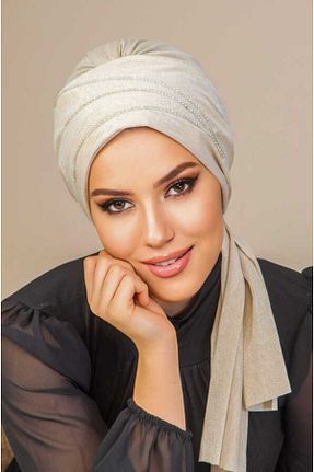 کلاه شنای حجاب نباتی زنانه Aişe Tesettür - کد 799718407