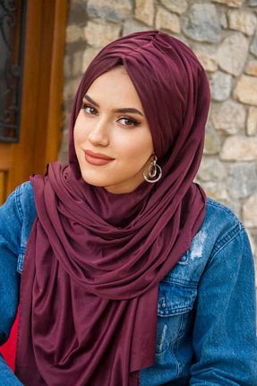 کلاه شنای حجاب زرشکی زنانه Aişe Tesettür - کد 808463862