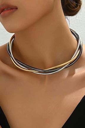 گردنبند جواهر زنانه فلزی CAŞ DEKORASYON - کد 904663801