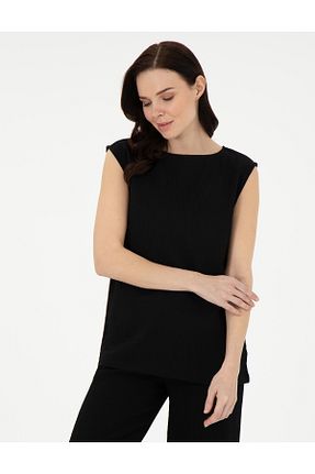 بلوز قهوه ای زنانه ساده Pierre Cardin - کد 904666481