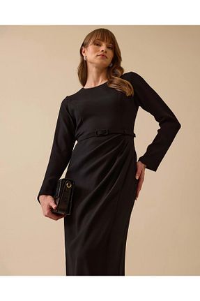 لباس حجاب مشکی A-line SEÇİL - کد 904660566