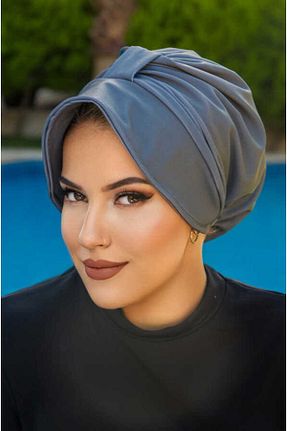کلاه طوسی زنانه Aişe Tesettür - کد 851032521