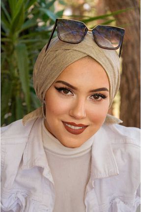 کلاه شنای حجاب قهوه ای زنانه Aişe Tesettür - کد 846655879