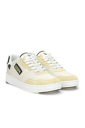 کفش اسنیکر بژ مردانه میکروفیبر U.S. Polo Assn. - کد 904656185