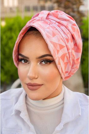 کلاه صورتی زنانه Aişe Tesettür - کد 813004685