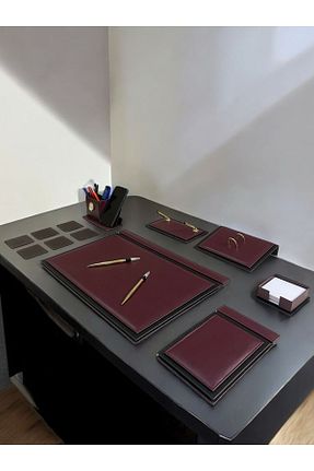 ست رومیزی اداری زرشکی Eren Ofis - کد 816765526