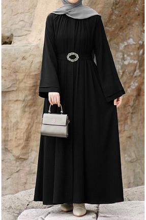 کلاه و ابایا مشکی زنانه پنبه پلی استر suhneva - کد 303023388