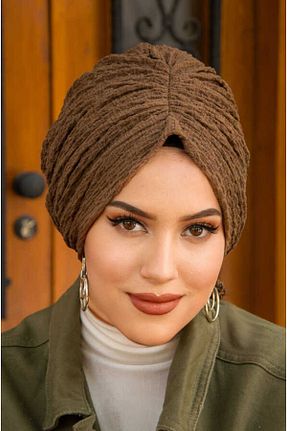 کلاه شنای حجاب سرمه ای زنانه Aişe Tesettür - کد 813004997