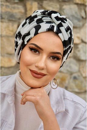 کلاه شنای حجاب مشکی زنانه Aişe Tesettür - کد 813004560