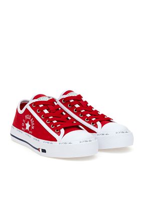 کفش اسنیکر قرمز زنانه میکروفیبر U.S. Polo Assn. - کد 904656002