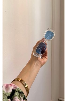 عینک آفتابی آبی زنانه UV400 LAFS.CO - کد 904670801