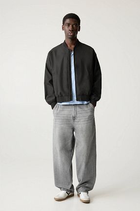 کت مشکی مردانه رگولار Pull & Bear - کد 904688322