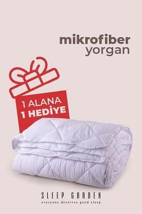 لحاف تکنفره سفید Silikon Sleep Garden - کد 904674214