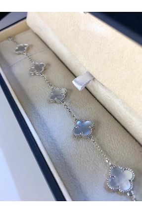 دستبند نقره سفید زنانه 925 عیار vogutima - کد 904671029