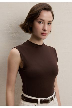 بادی قهوه ای زنانه الاستین Fresh - کد 904692056