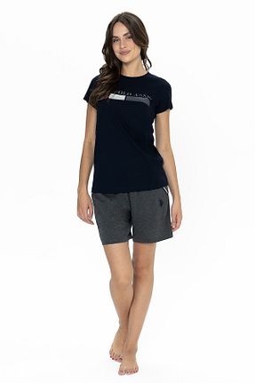 ست لباس راحتی سرمه ای زنانه ساده U.S. Polo Assn. - کد 904690122