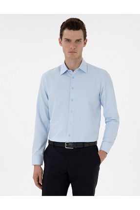 پیراهن آبی مردانه رگولار Pierre Cardin - کد 904692075