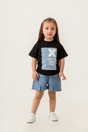 ست بالاتنه و پائین تنه مشکی بچه گانه بافتنی Titimixkids - کد 904413705