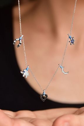 گردنبند نقره زنانه 925 عیار Papatya Silver - کد 284030511