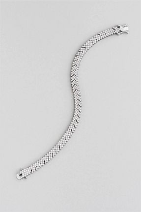 دستبند نقره سفید زنانه 925 عیار So Chic - کد 748882301