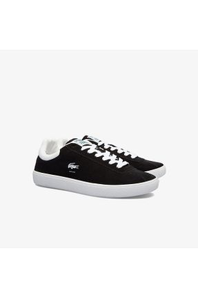 کفش اسنیکر مشکی زنانه بند دار Lacoste - کد 867533450