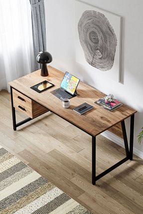 میز تحریر قهوه ای 73 سانتی متر Ceramical - کد 906101393