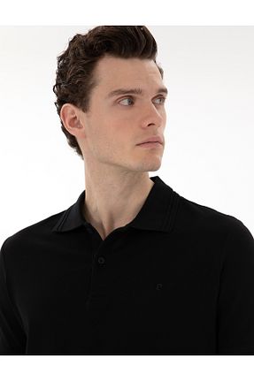 پولوشرت قهوه ای مردانه %100 پنبه Pierre Cardin - کد 904708276