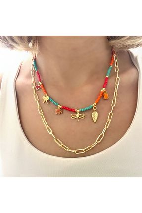 دستبند جواهر فیروزه ای زنانه منجق İPAR AKSESUAR - کد 864201221