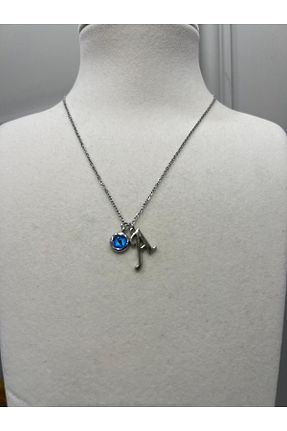 گردنبند استیل ( فولاد ) طوسی زنانه استیل (فولاد) Store - کد 904708529
